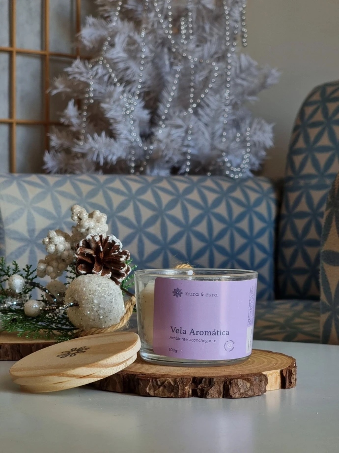 Vela aromática 100g - Lavanda