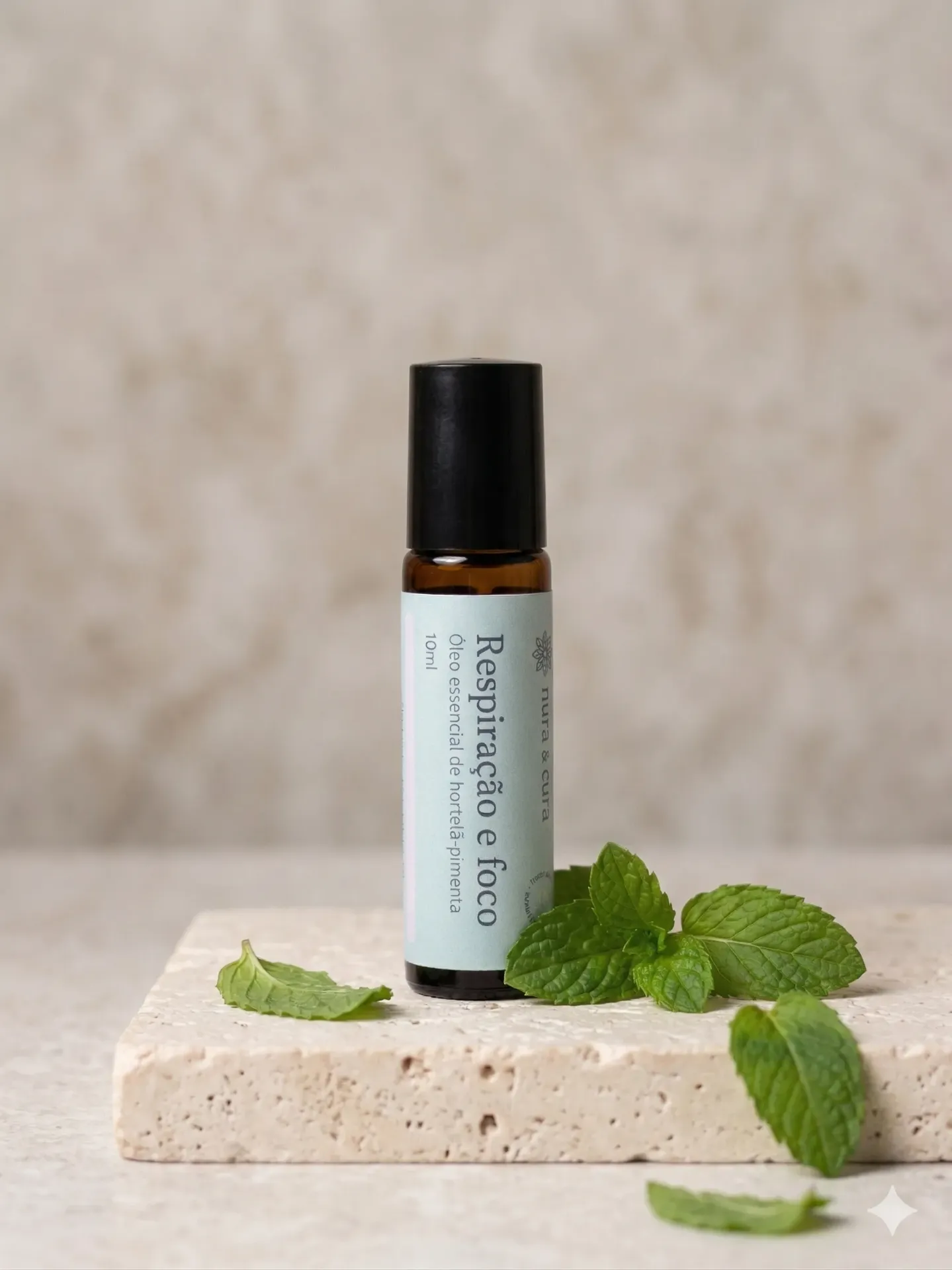 Roll-on Respiração e Foco - Hortelã